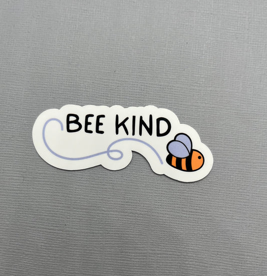 Be Kind with Bee Sticker