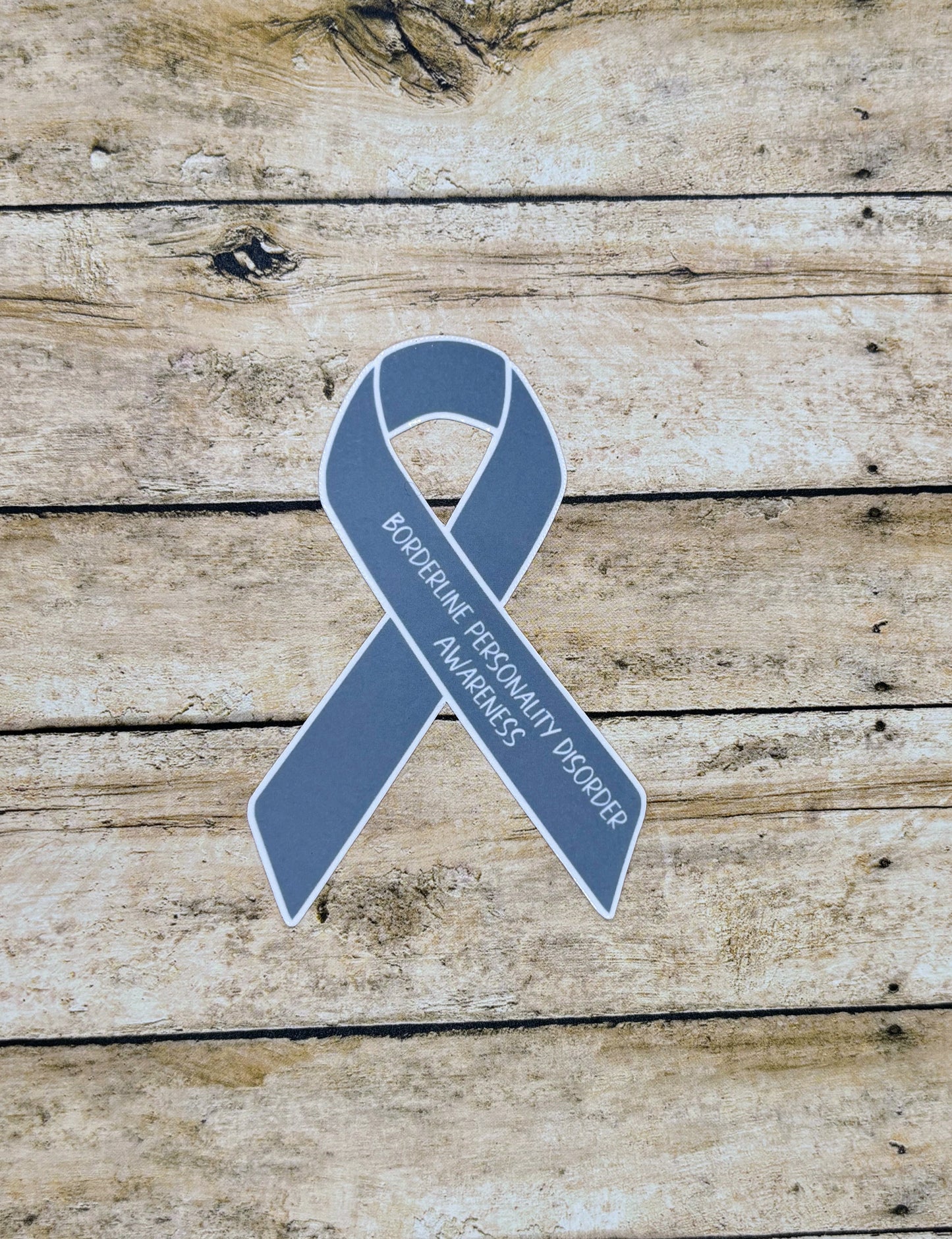 Borderline Personality Disorder Awareness Ribbon Sticker