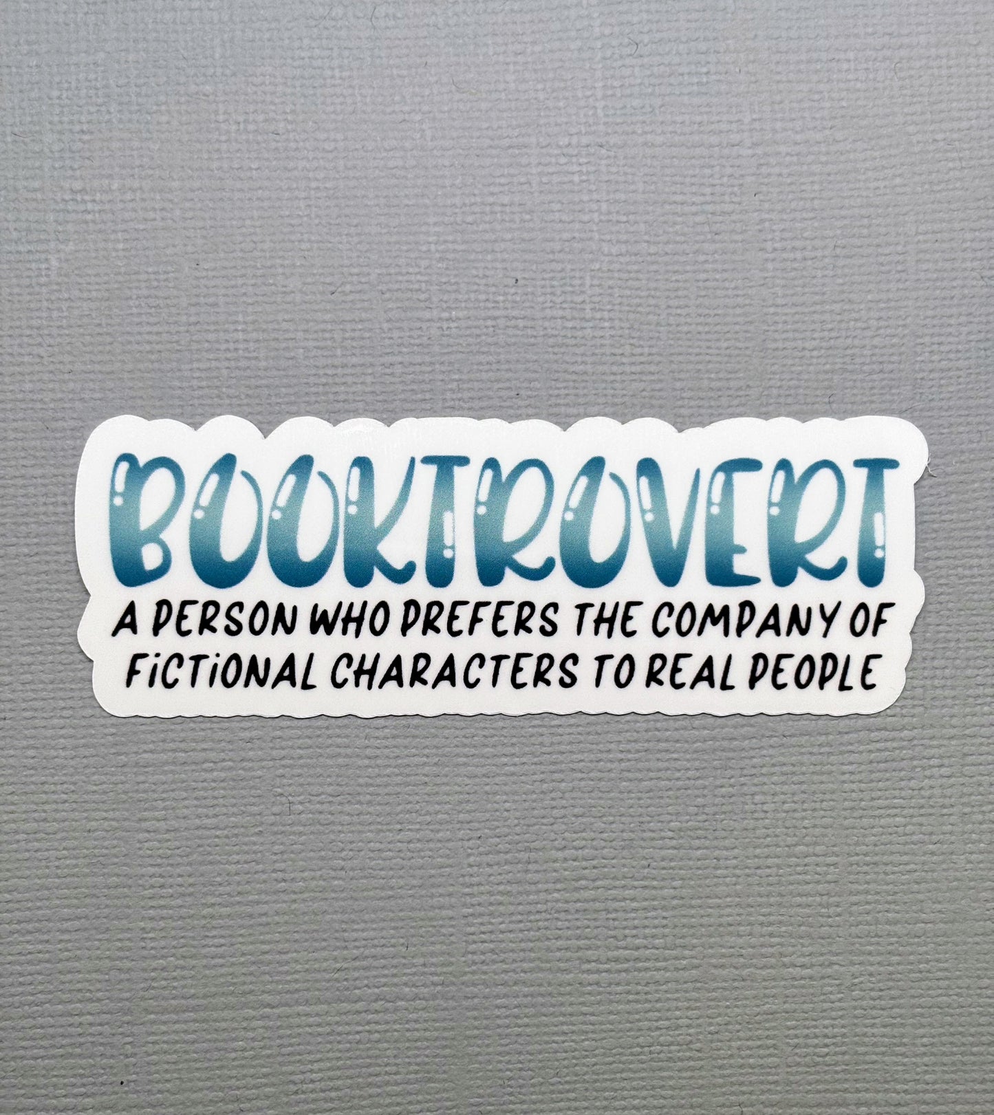 Booktrovert Sticker