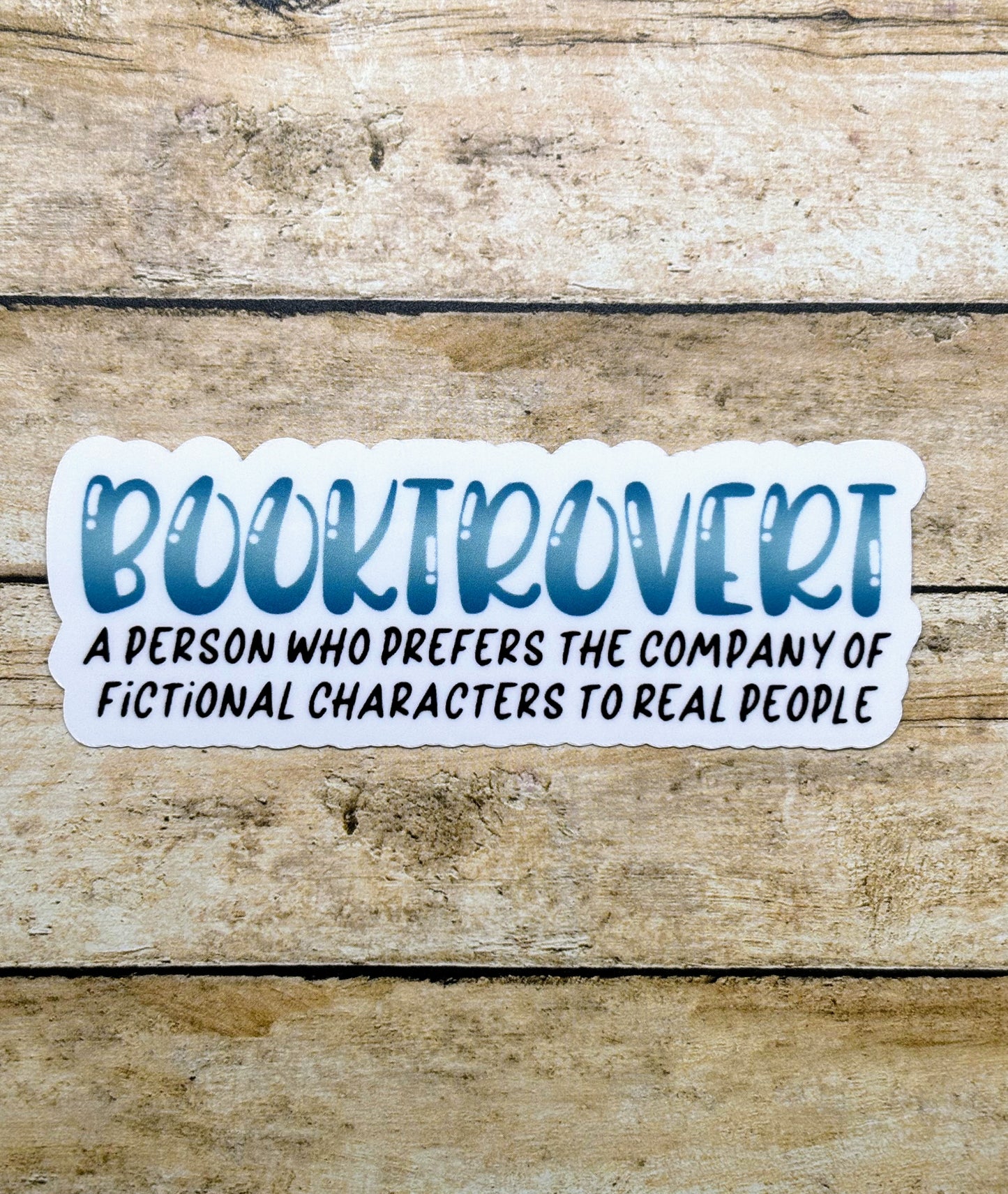 Booktrovert Sticker