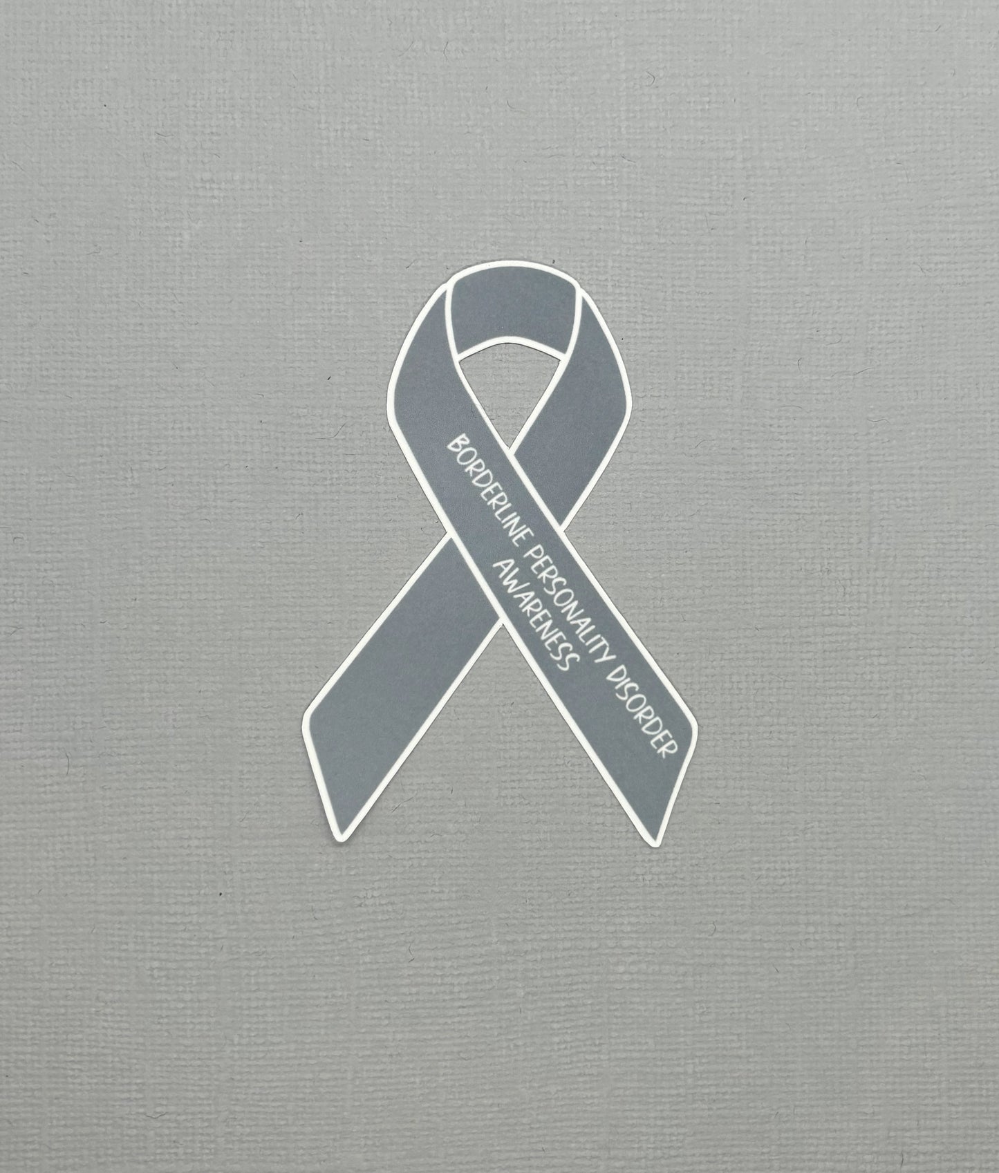 Borderline Personality Disorder Awareness Ribbon Sticker