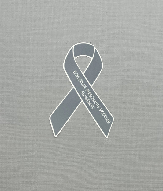 Borderline Personality Disorder Awareness Ribbon Sticker