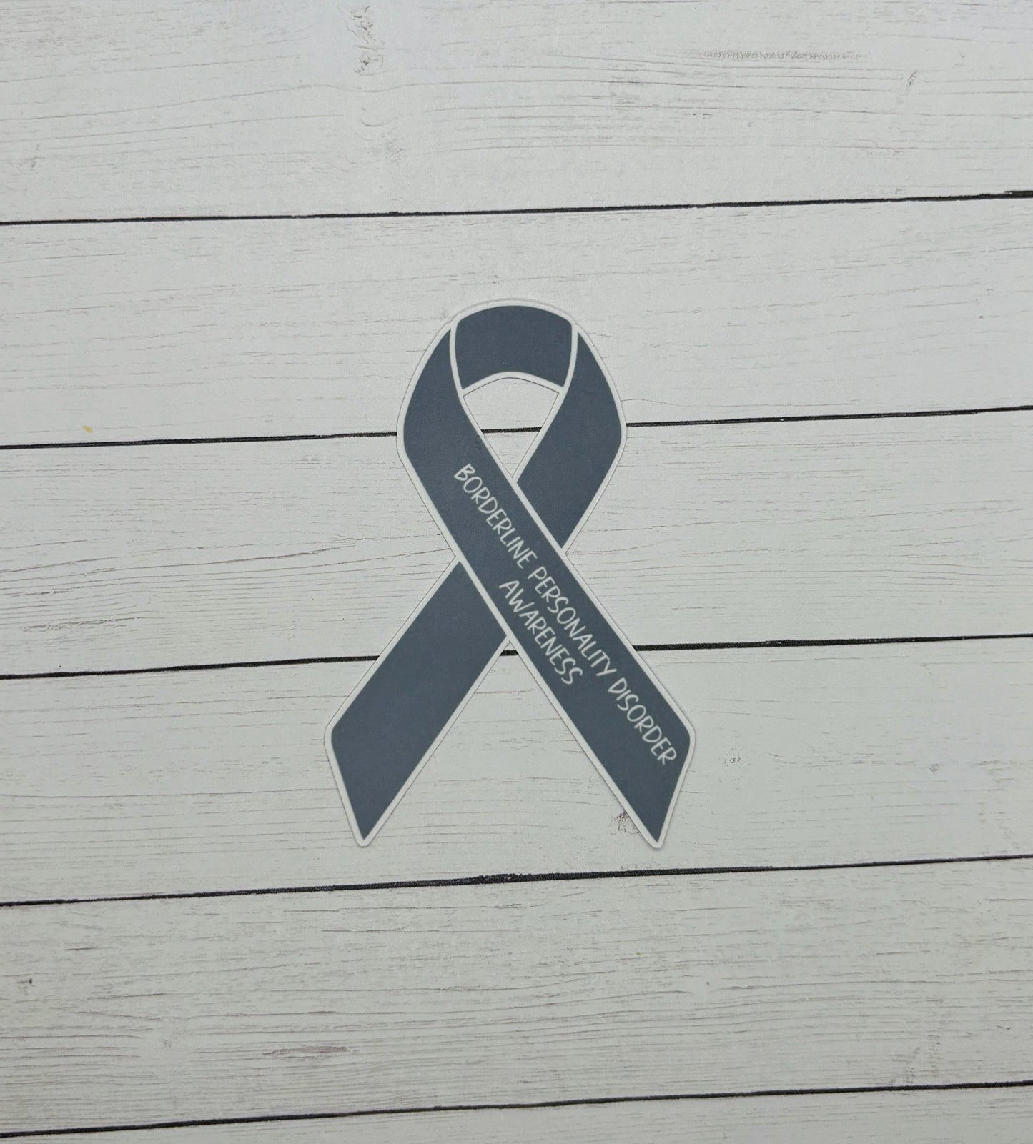 Borderline Personality Disorder Awareness Ribbon Sticker