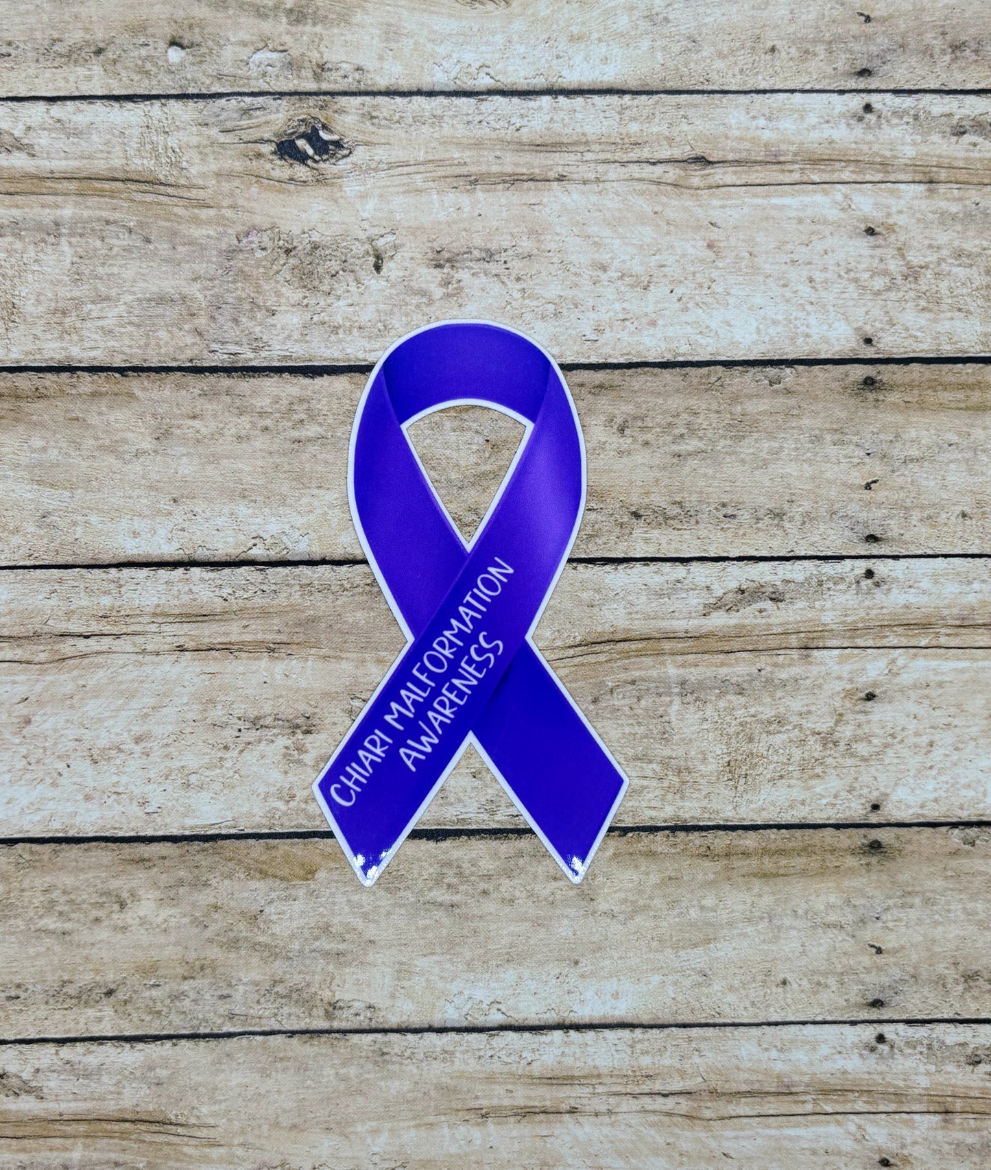 Chiari Malformation Awareness Ribbon Sticker