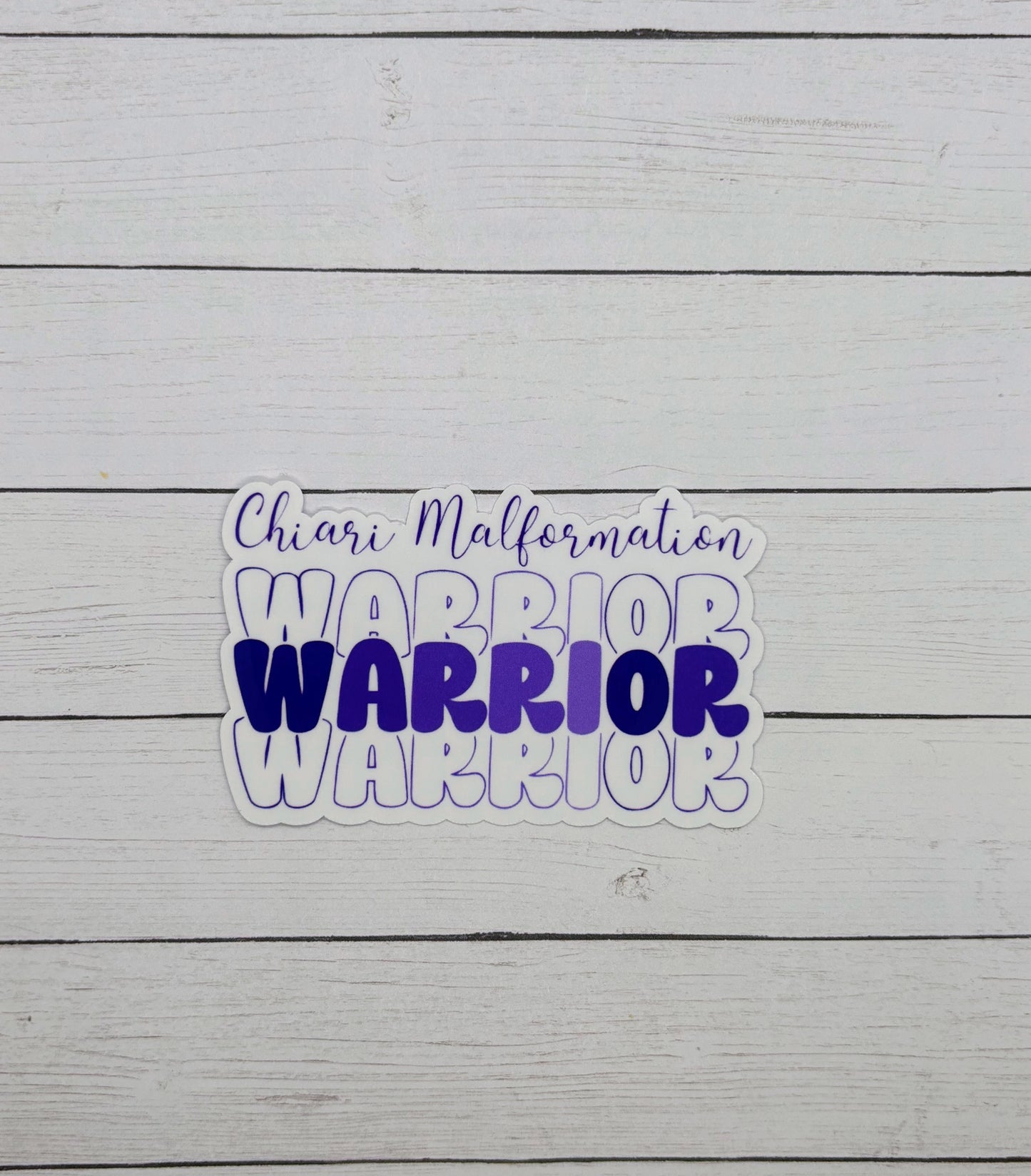 Chiari Malformation Warrior Sticker