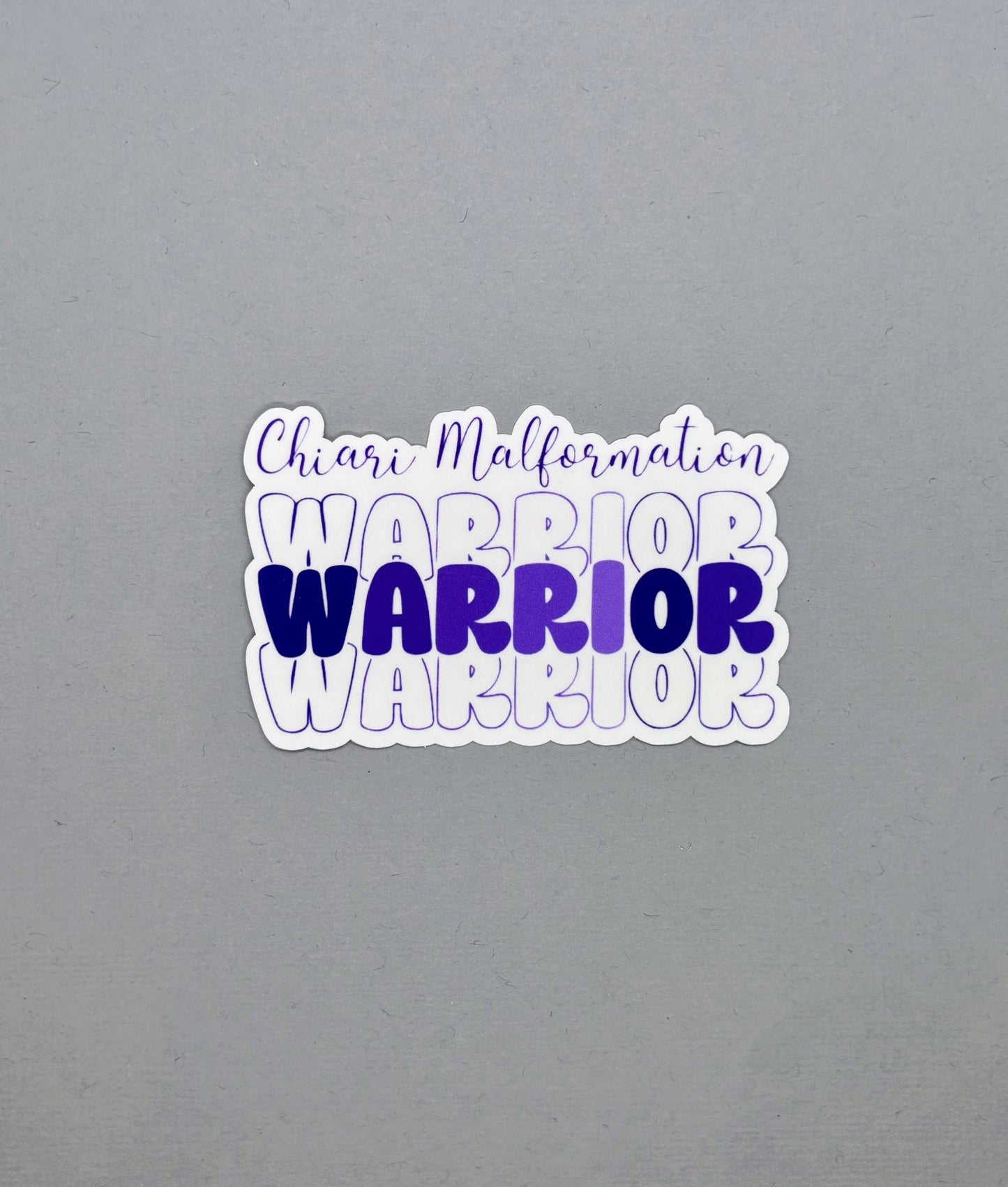 Chiari Malformation Warrior Sticker