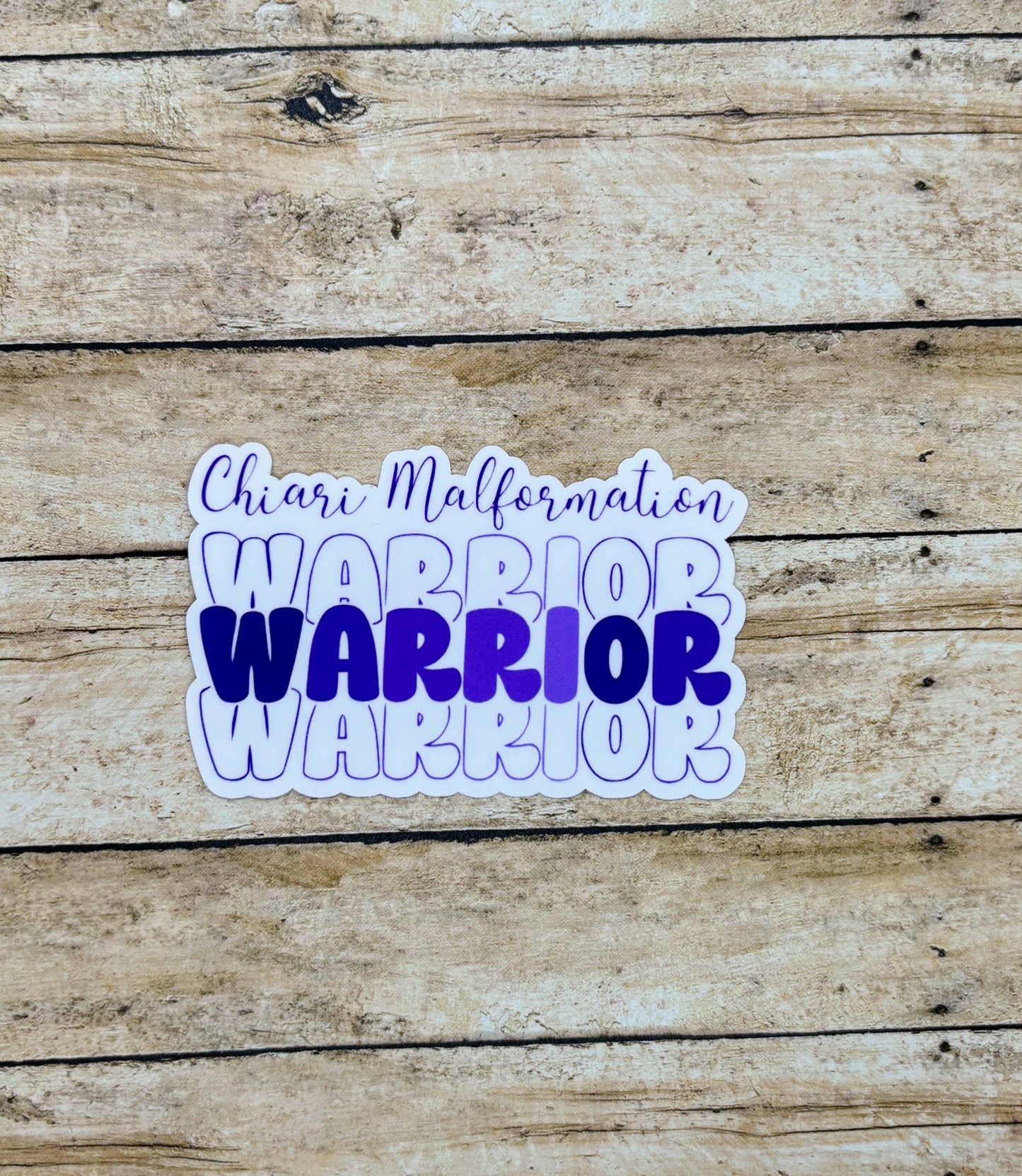 Chiari Malformation Warrior Sticker