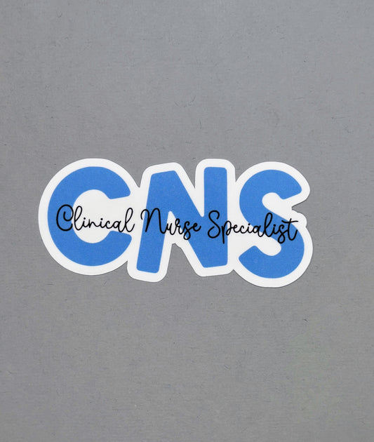 Clinical Nurse Specialist Sticker