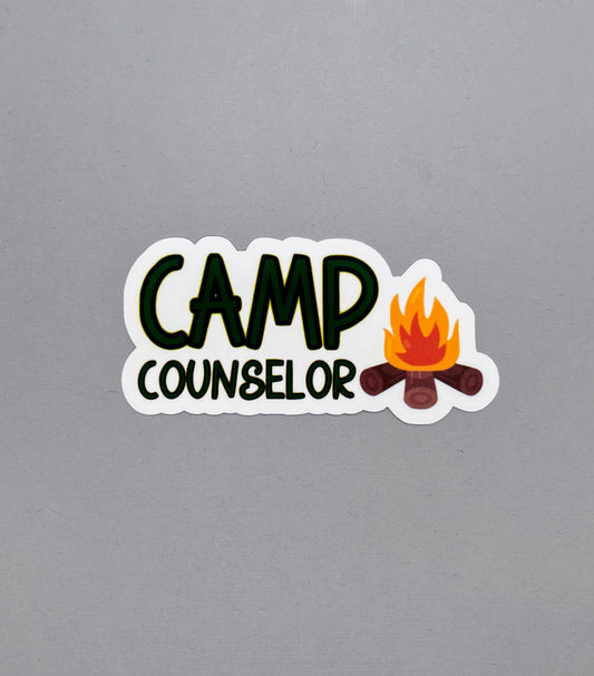 Camp Counselor Sticker