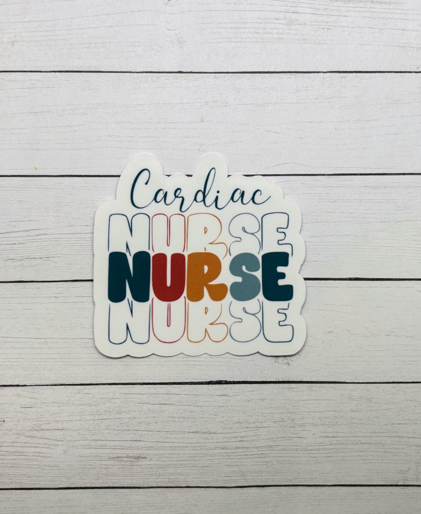 Cardiac Nurse Sticker