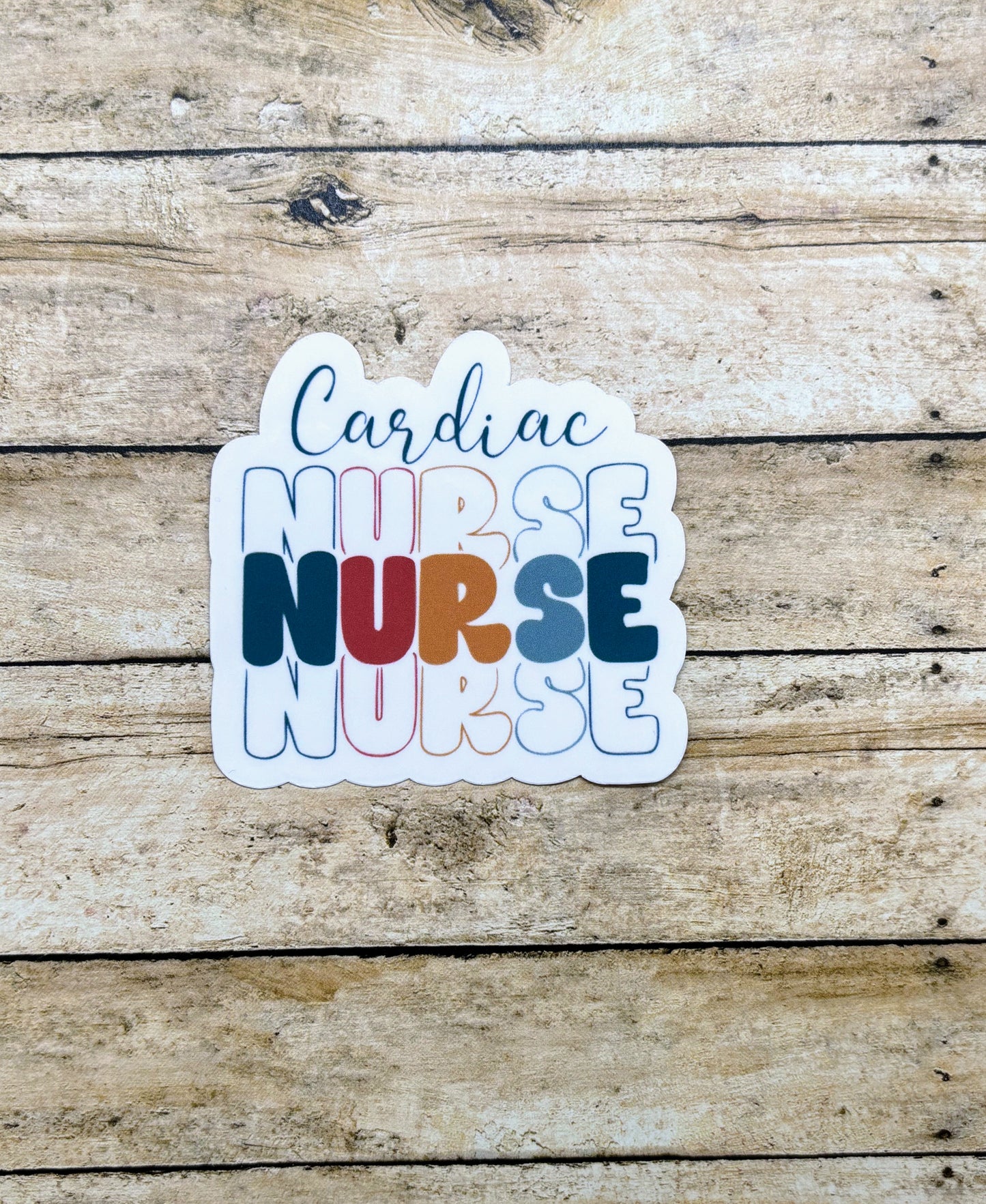 Cardiac Nurse Sticker