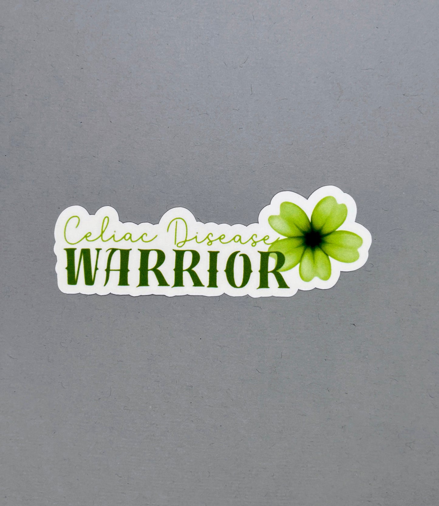 Celiac Disease Warrior Flower Sticker