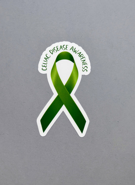 Celiac Disease Awareness Ribbon Sticker