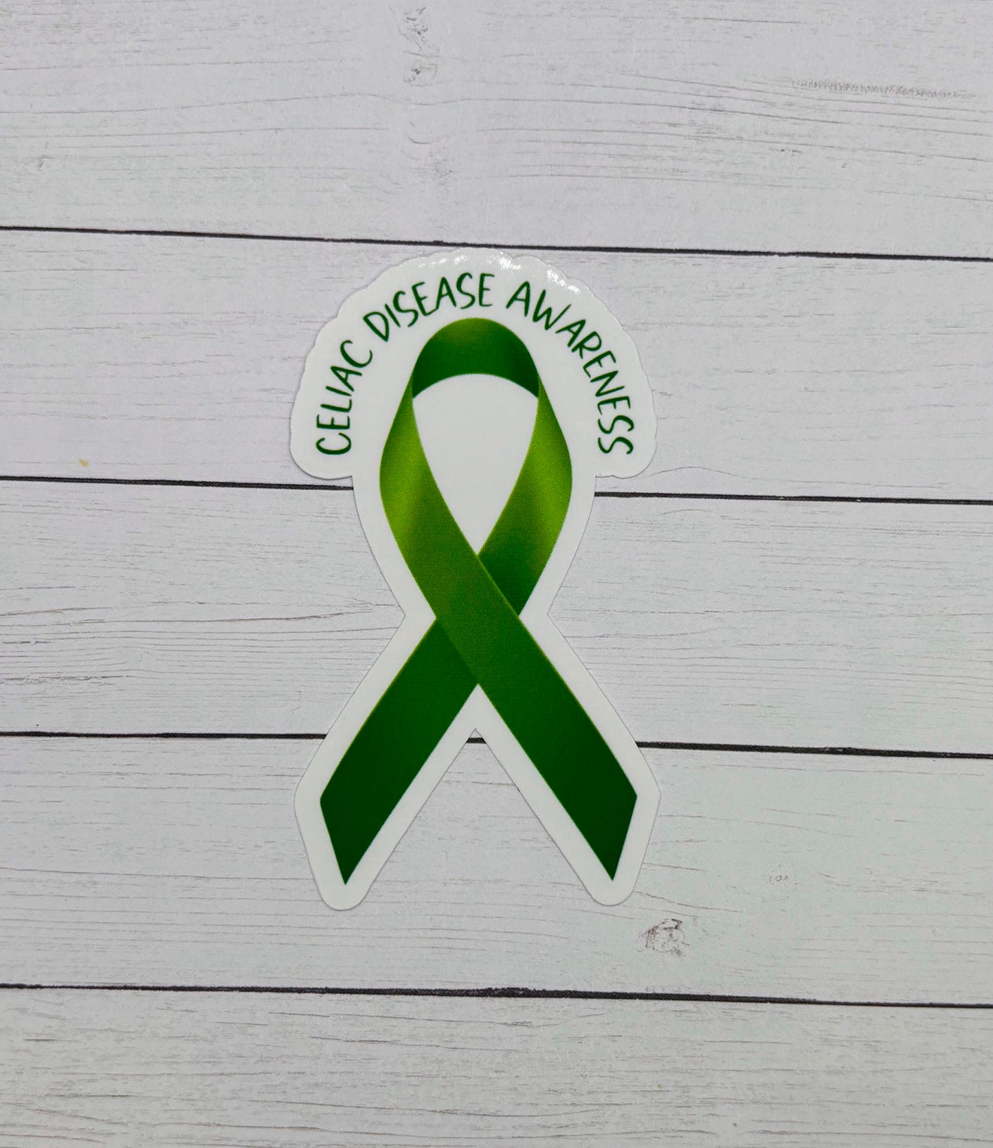 Celiac Disease Awareness Ribbon Sticker