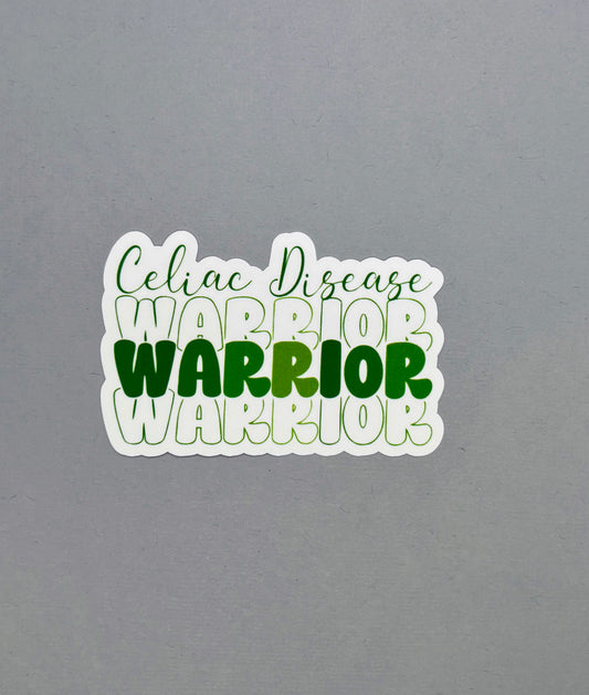 Celiac Disease Warrior Sticker