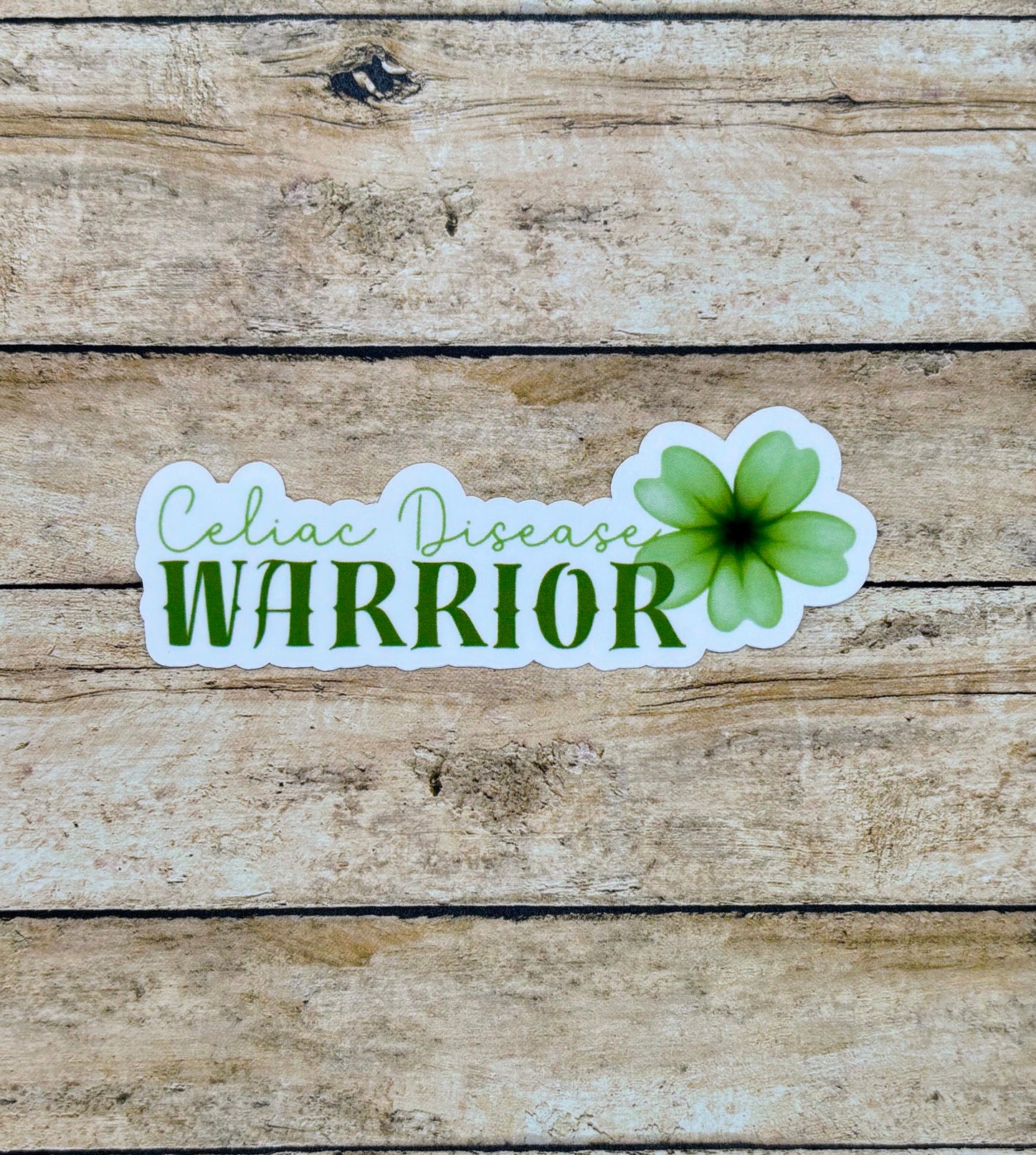 Celiac Disease Warrior Flower Sticker