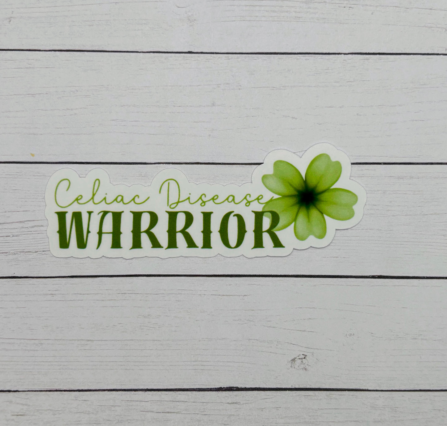 Celiac Disease Warrior Flower Sticker