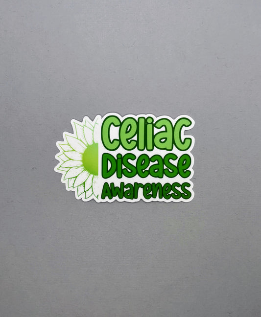 Celiac Disease Awareness Sunflower Sticker