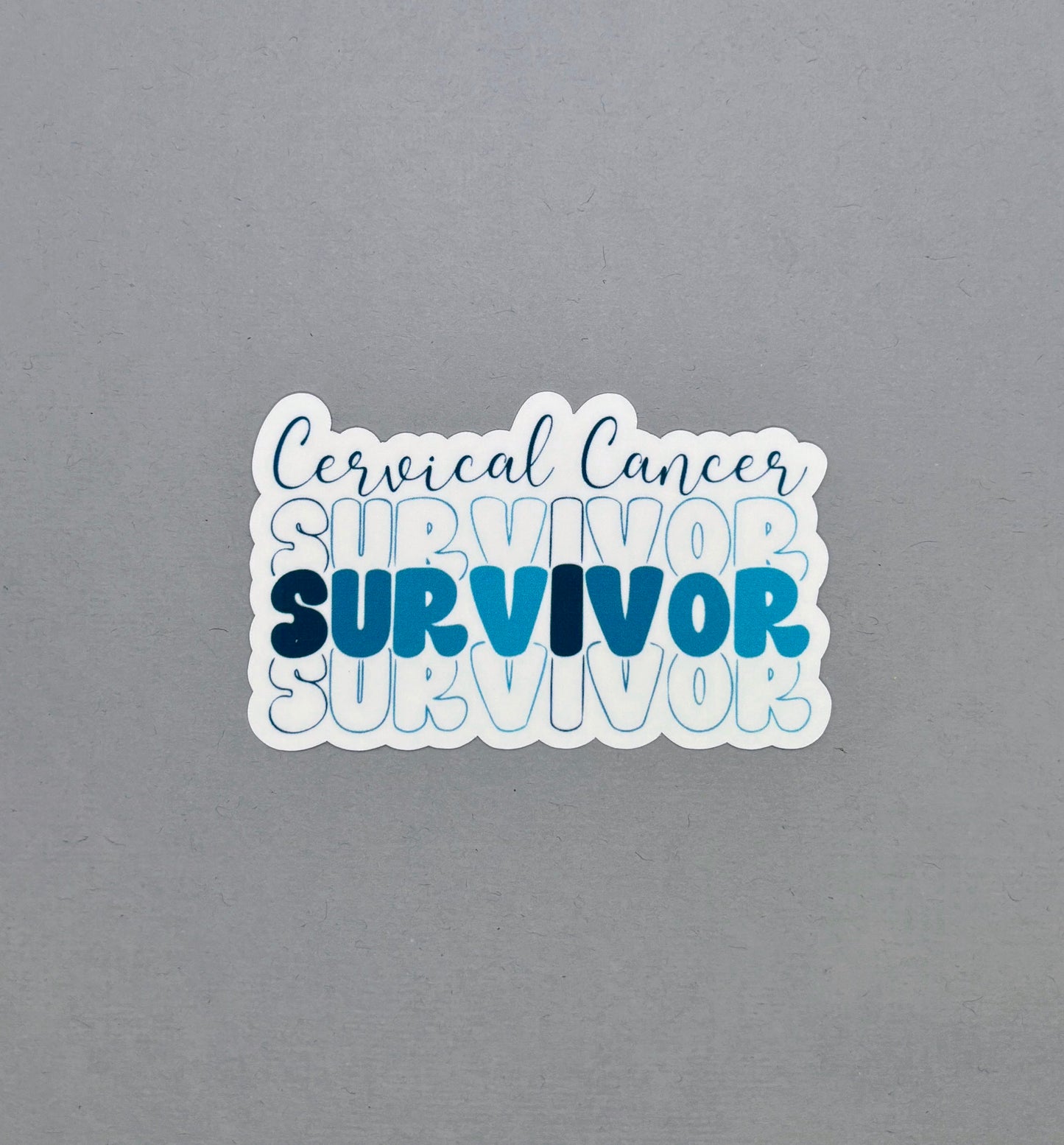 Cervical Cancer Survivor Sticker