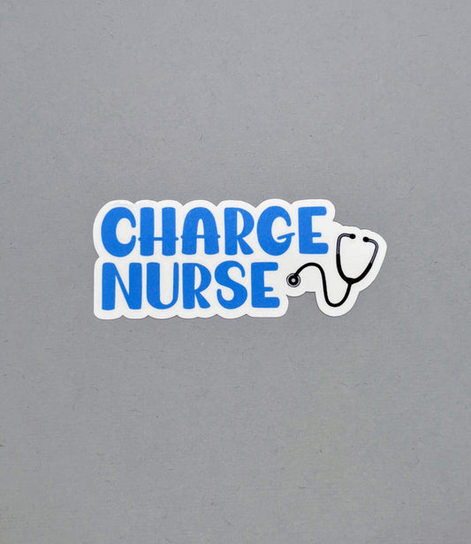 Charge Nurse Sticker