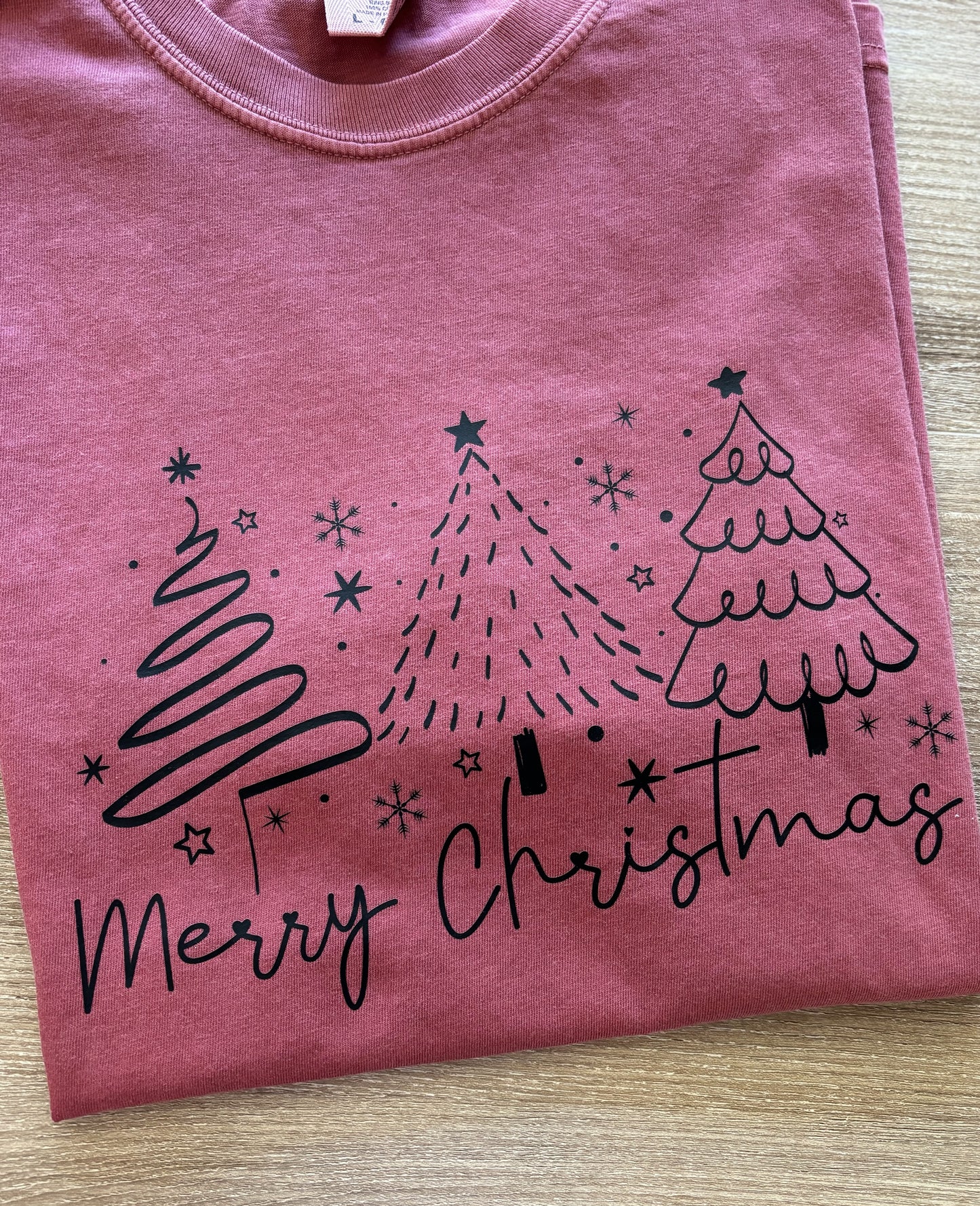 Merry Christmas Trees Apparel