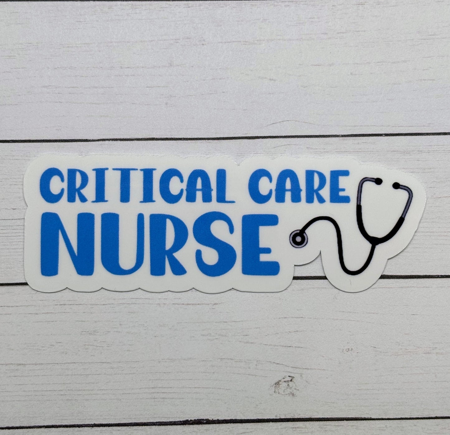 Critical Care Nurse Sticker