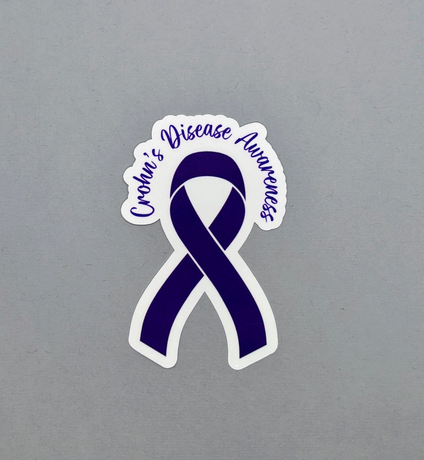 Crohn's Disease Awareness Ribbon Sticker