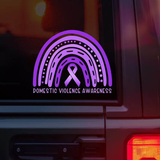 Domestic Violence Awareness Car Decal