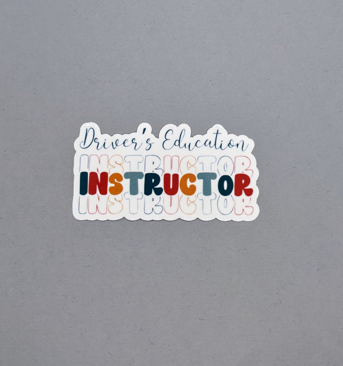 Driver's Education Instructor Sticker