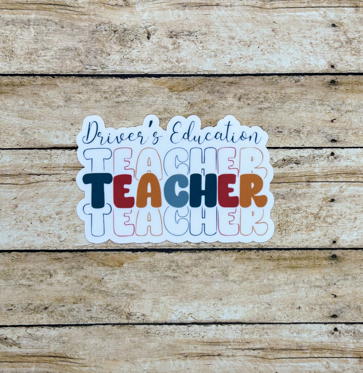 Driver's Education Teacher Sticker