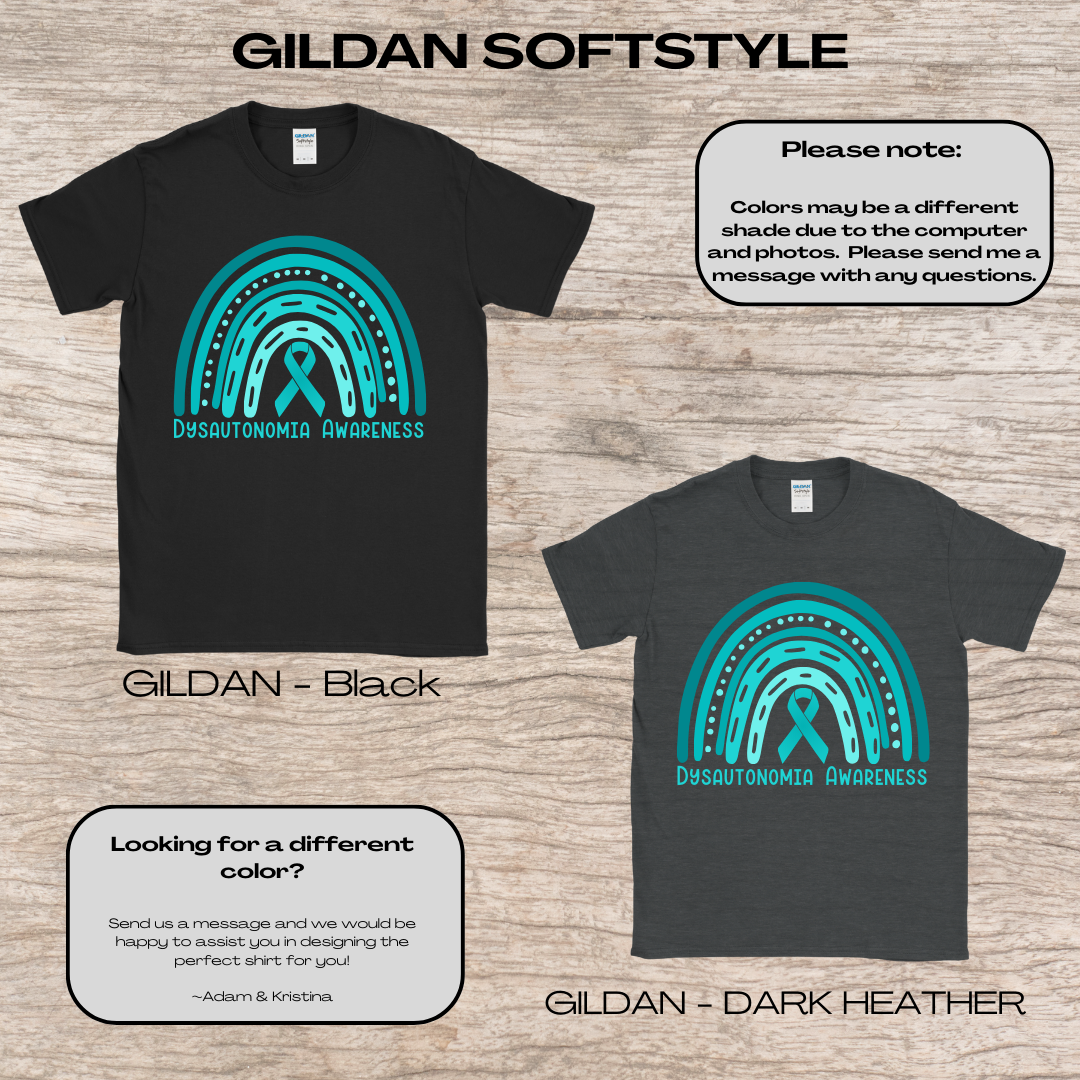 Dysautonomia Awareness Rainbow T-Shirt