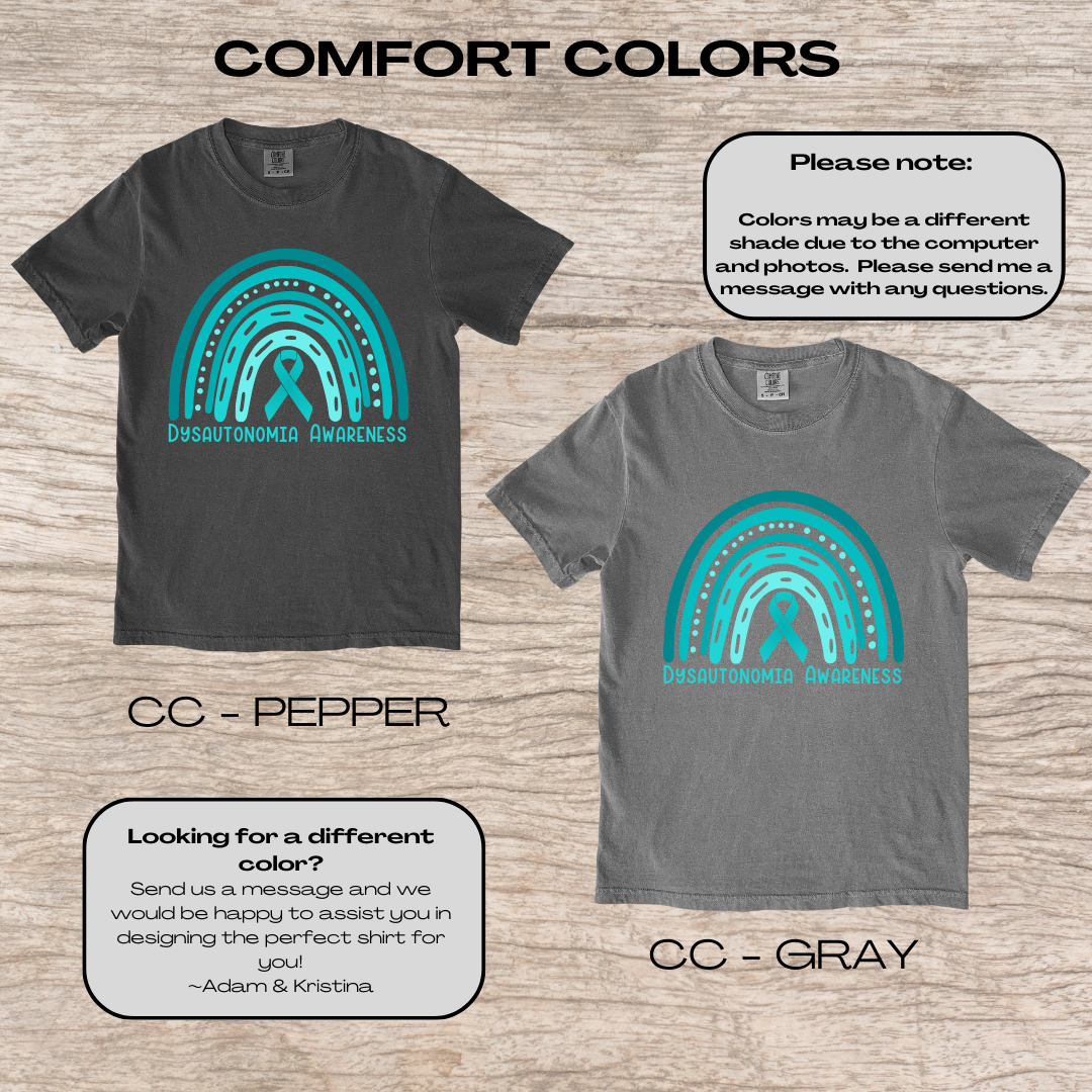 Dysautonomia Awareness Rainbow T-Shirt