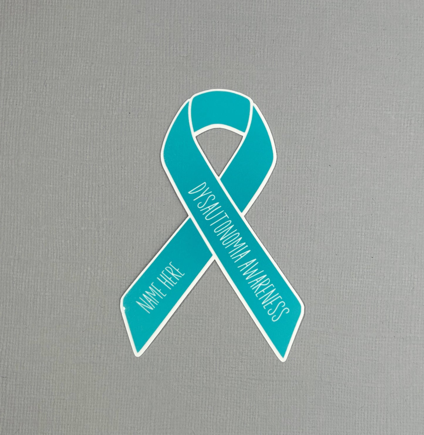 Dysautonomia Awareness Custom Ribbon Sticker