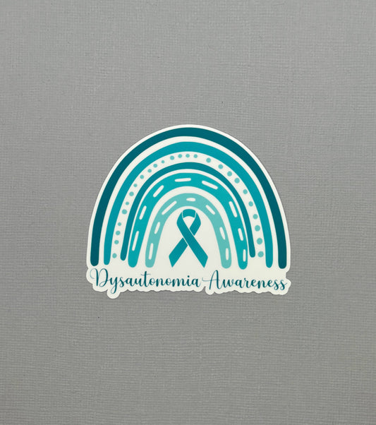 Dysautonomia Awareness Rainbow Sticker