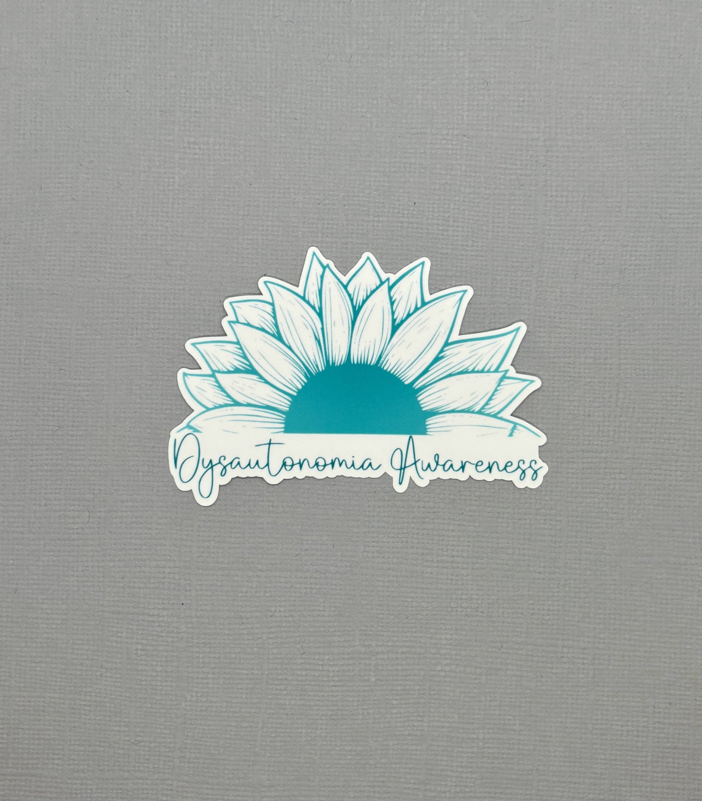 Dysautonomia Awareness Sunflower Sticker