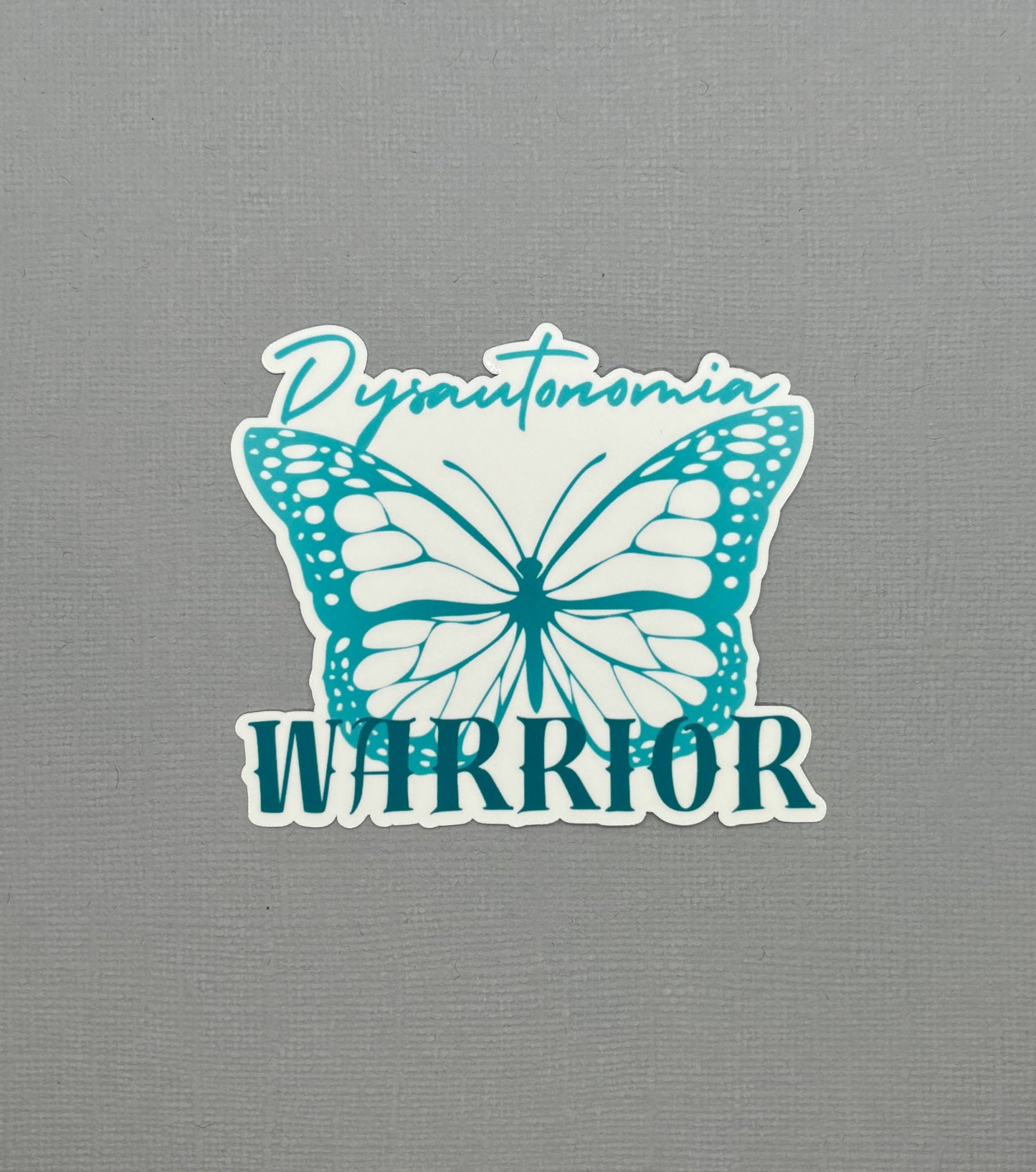 Dysautonomia Warrior Butterfly Sticker