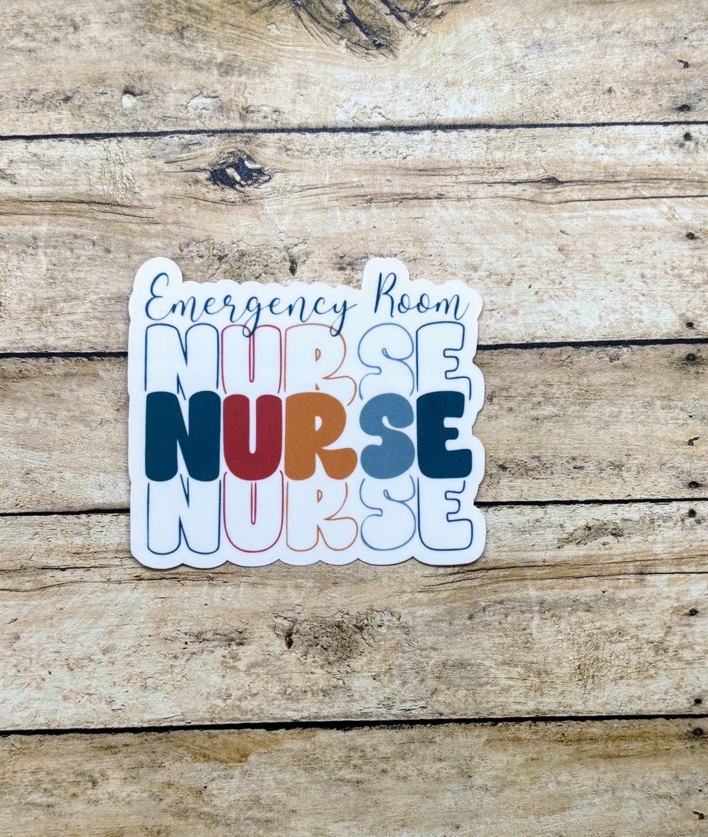 Emergency Room Nurse Sticker