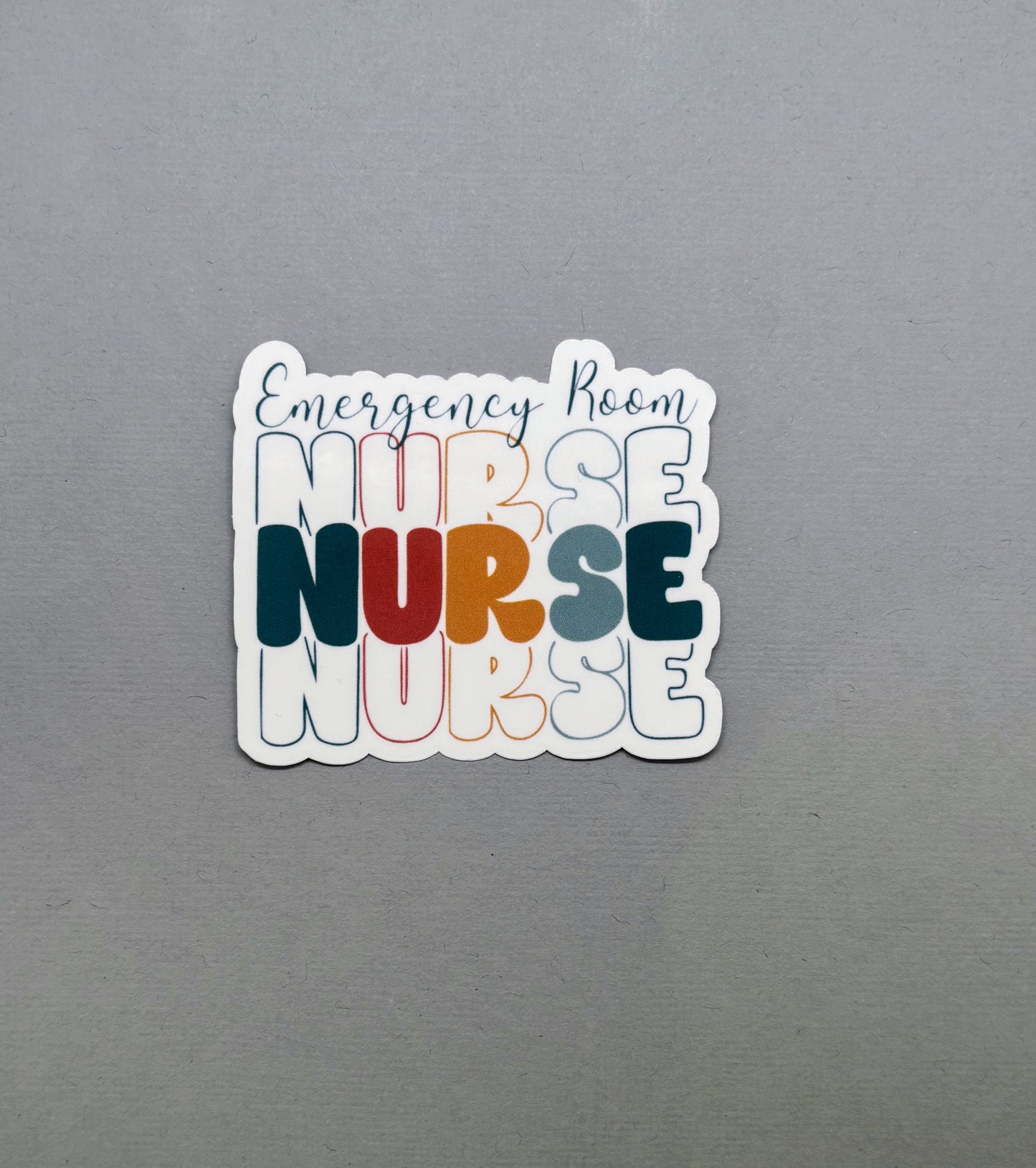 Emergency Room Nurse Sticker