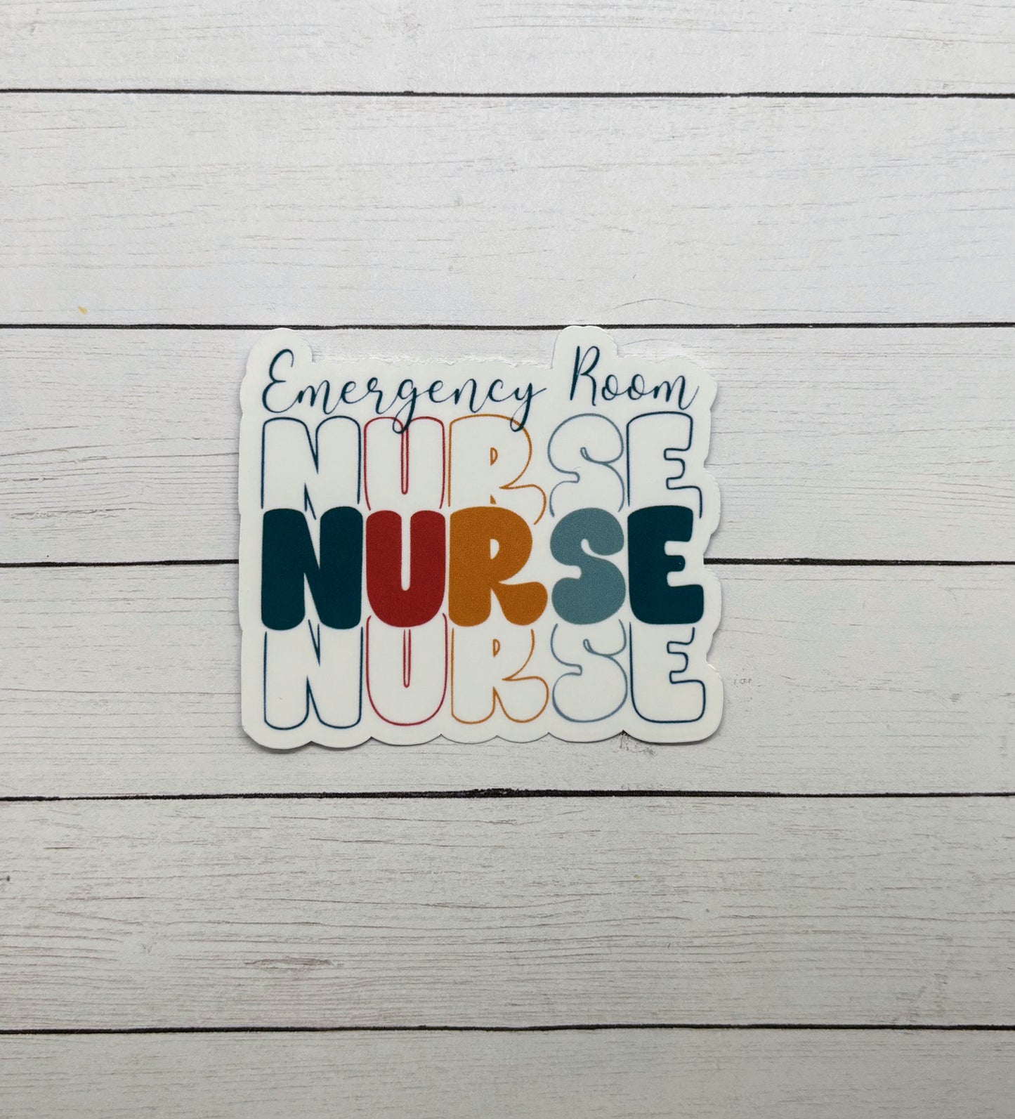 Emergency Room Nurse Sticker