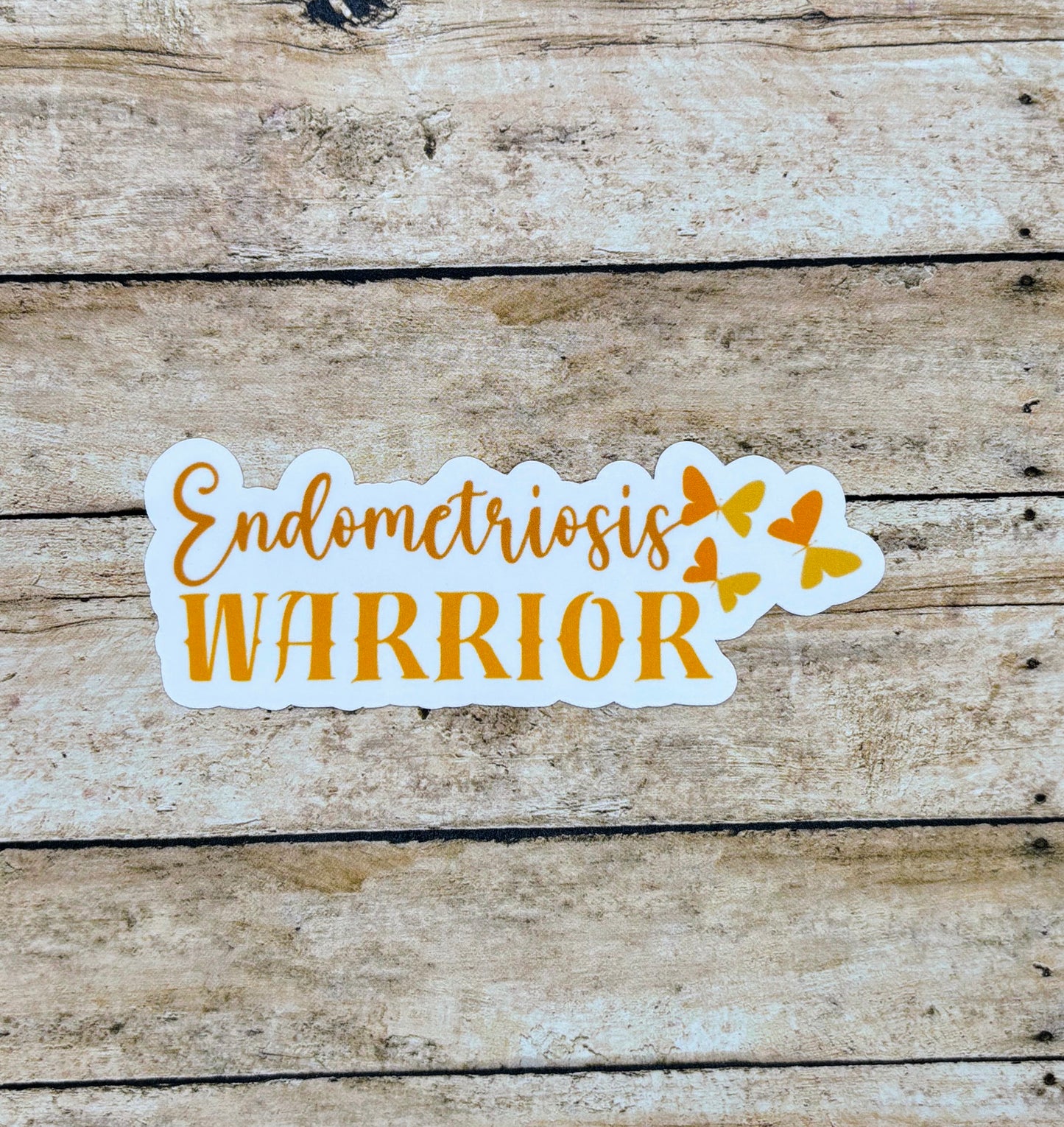 Endometriosis Warrior Butterflies Sticker