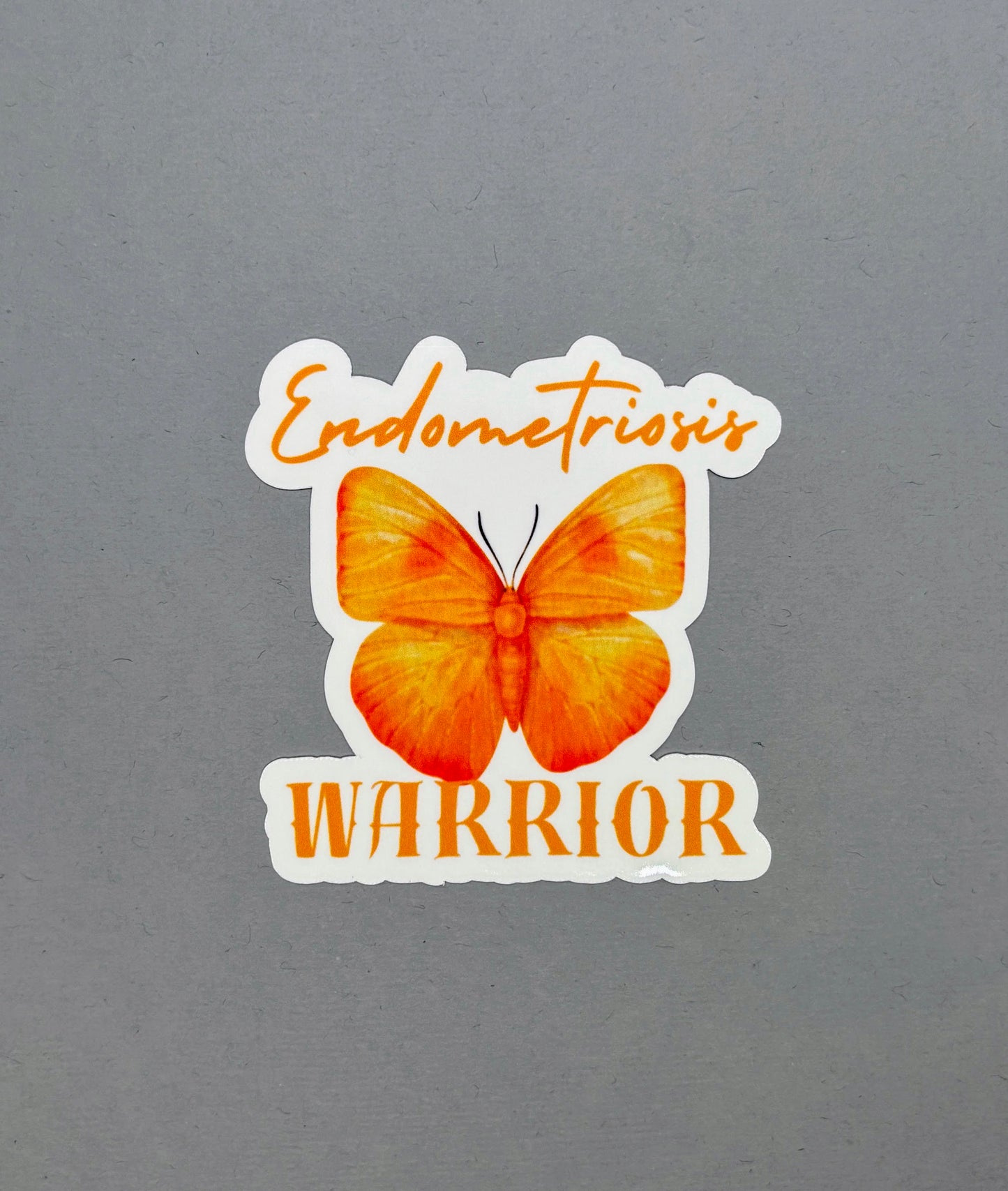 Endometriosis Warrior Butterfly Sticker