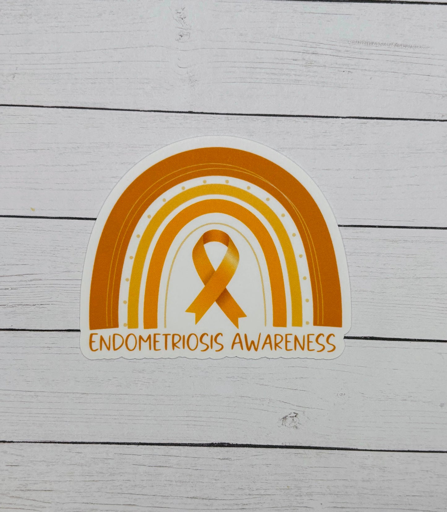 Endometriosis Awareness Rainbow Sticker