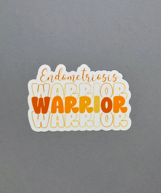 Endometriosis Warrior Sticker