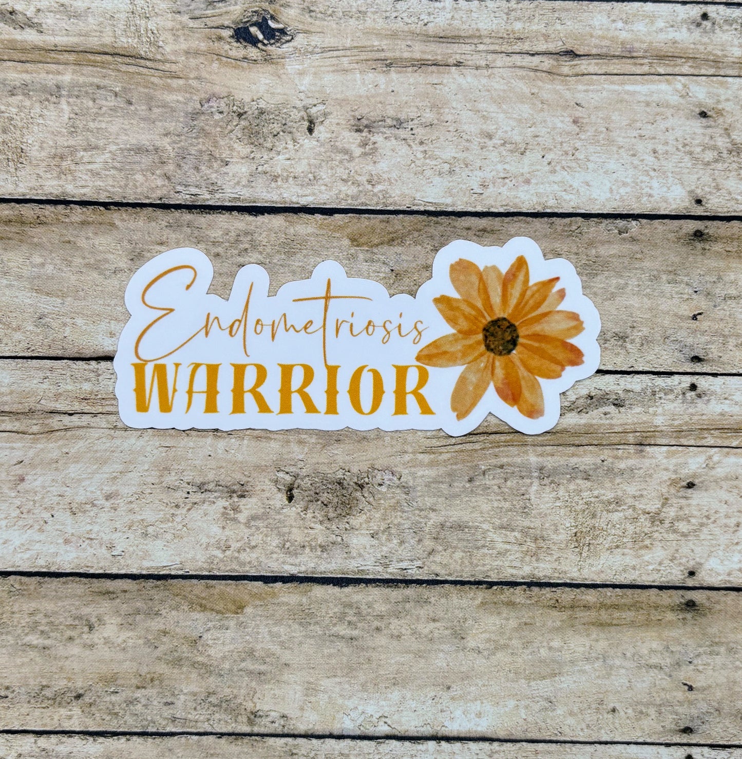 Endometriosis Warrior Flower Sticker