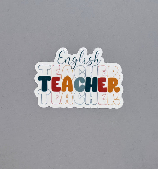 English Teacher Sticker