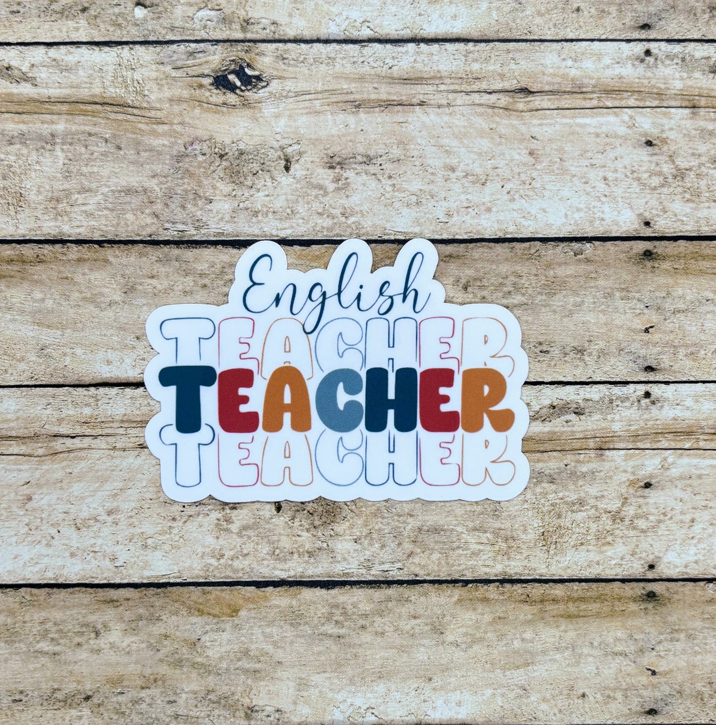 English Teacher Sticker