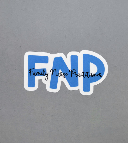 Family Nurse Practitioner Sticker