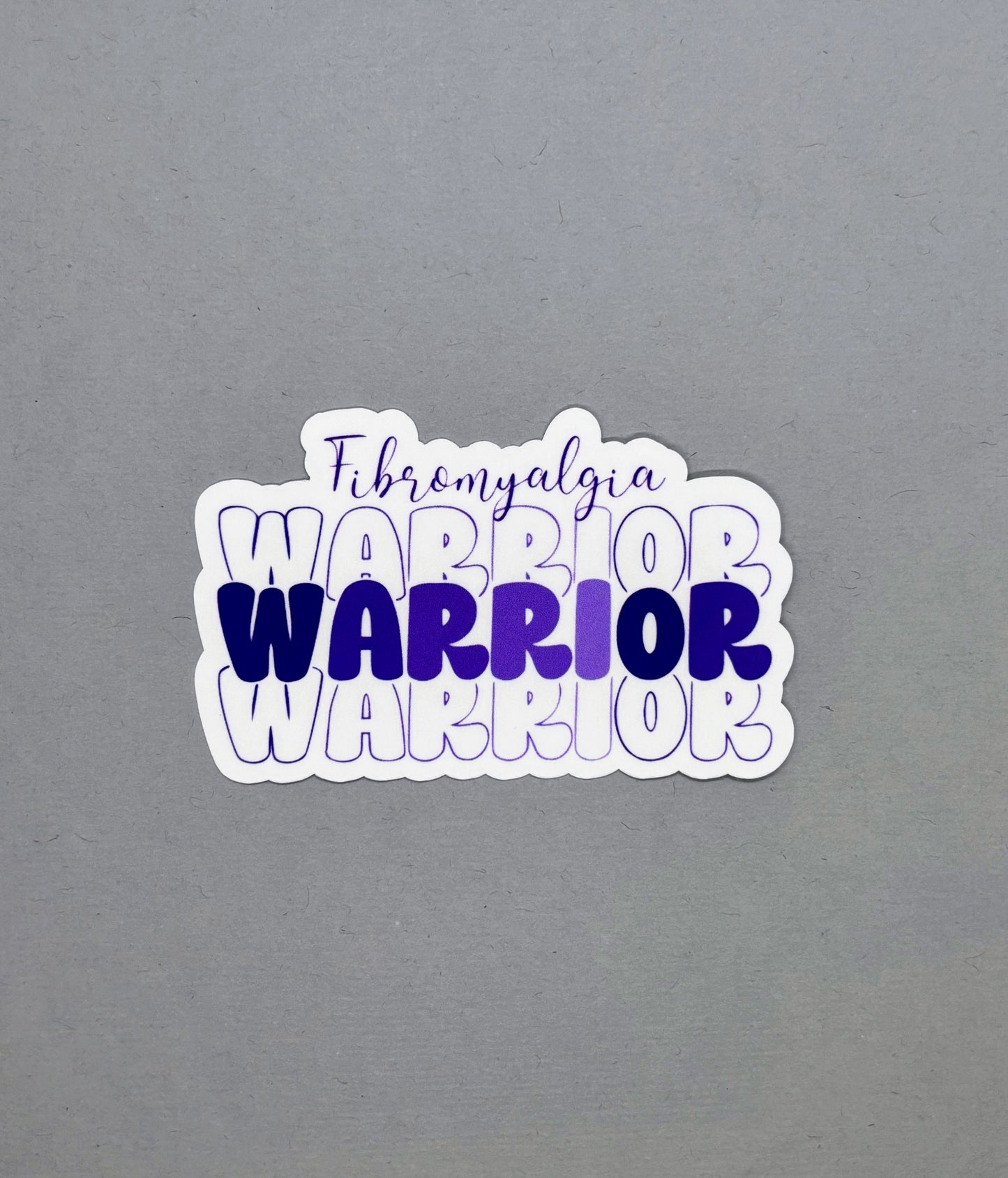 Fibromyalgia Warrior Sticker