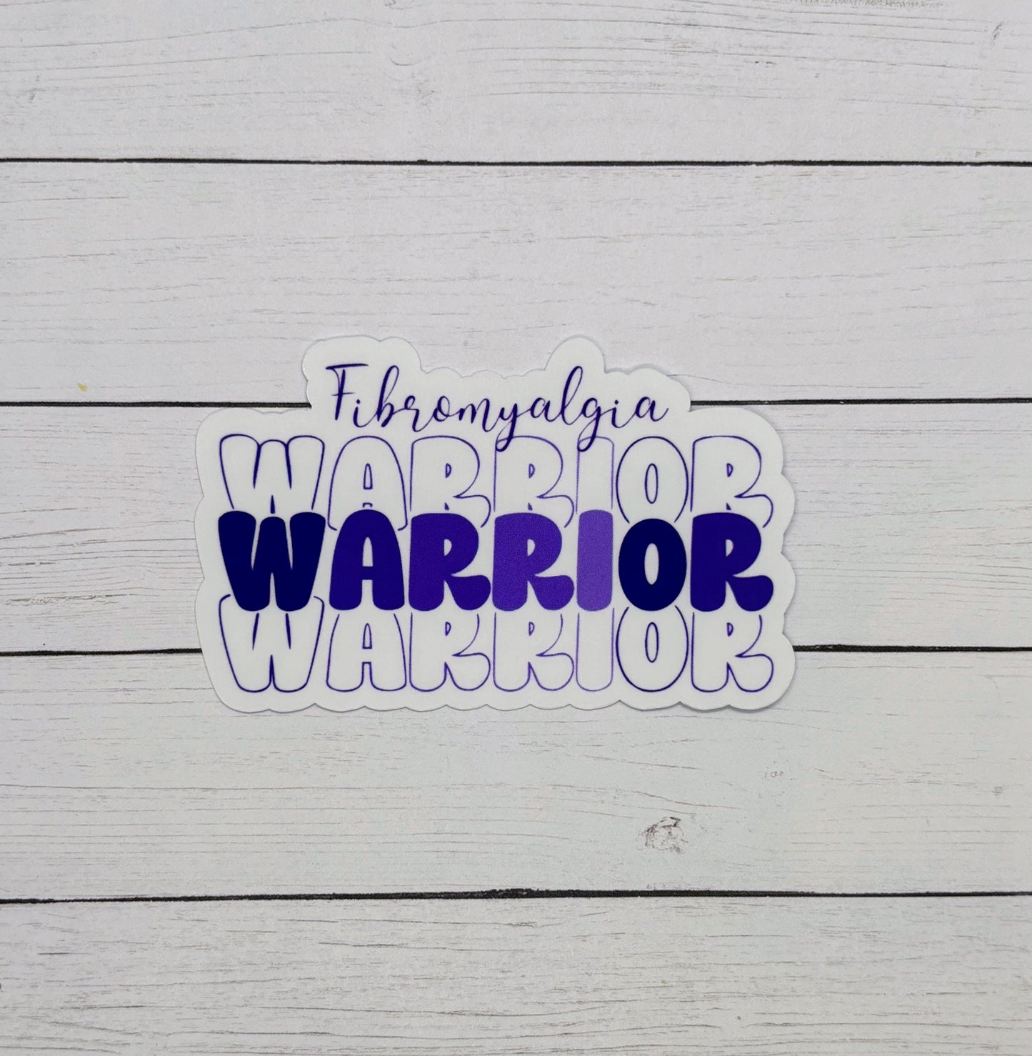 Fibromyalgia Warrior Sticker