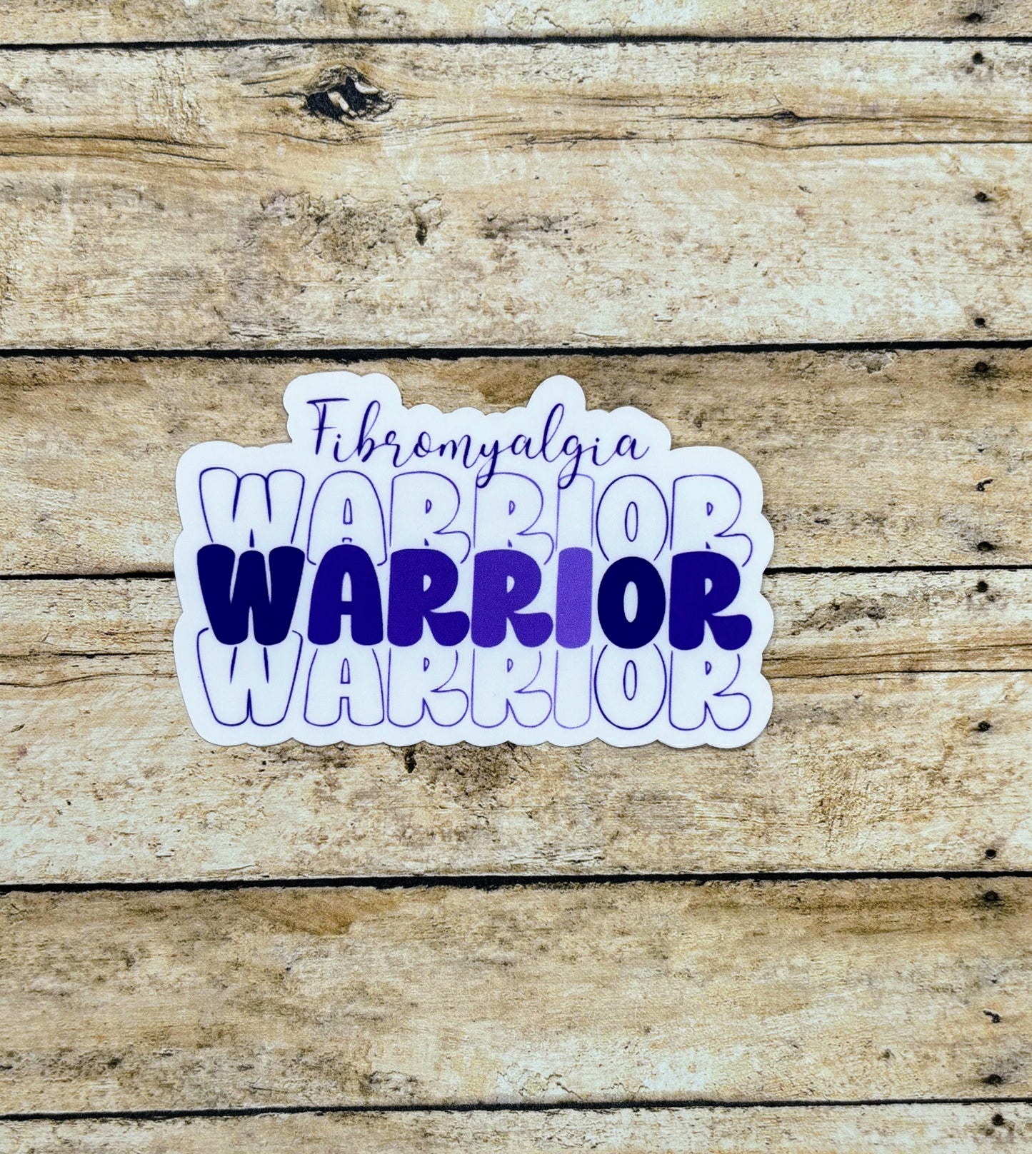 Fibromyalgia Warrior Sticker